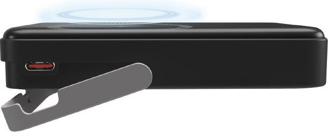 SBS Wireless Power Bank 10,000 mAh with Stand and LCD (10000 mAh, 20 W, 37 Wh)