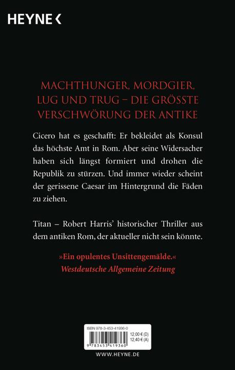 Produktbild Titan (Deutsch, Robert Harris, 2015)