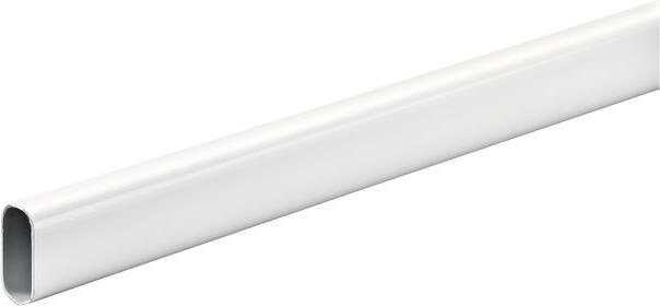 Image du produit Hettich Schrankrohr 15 x 30 x 1000 mm, oval, weiss