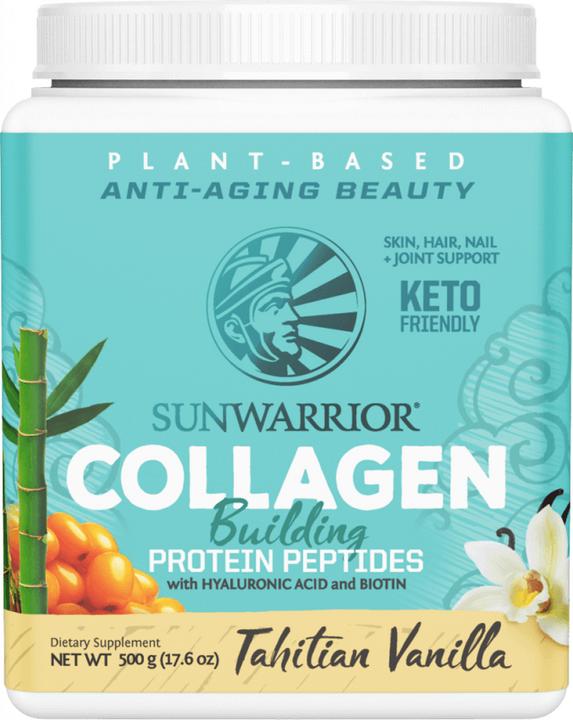 Actual product image Sunwarrior Collagen Building Protein Peptides Tahitian Vanilla (1 Piece, Powder, 500 g)