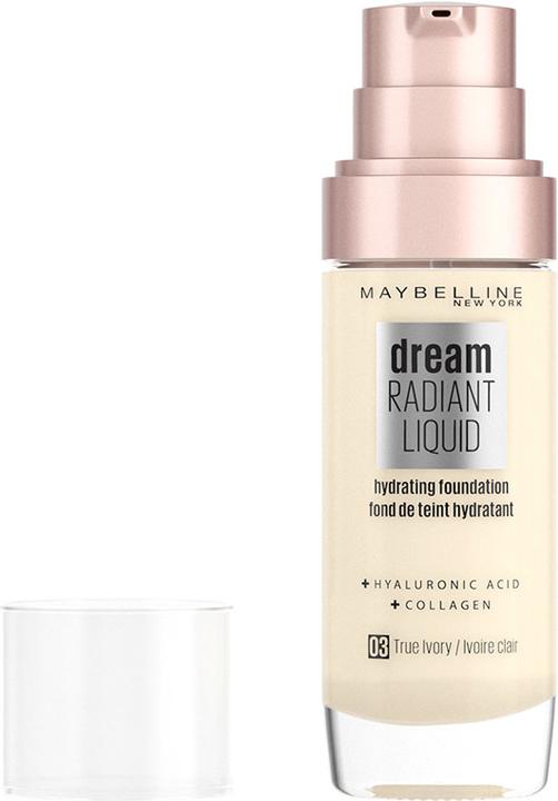 Produktbild Maybelline New York Dream Satin Liquid - 3 True Ivory - Foundation 30 ml Pumpenflasche Flüssigkeit (3 True Ivory)