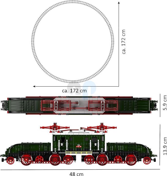 Produktbild Mould King ÖBB 1189.08 Elektrische Lokomotive