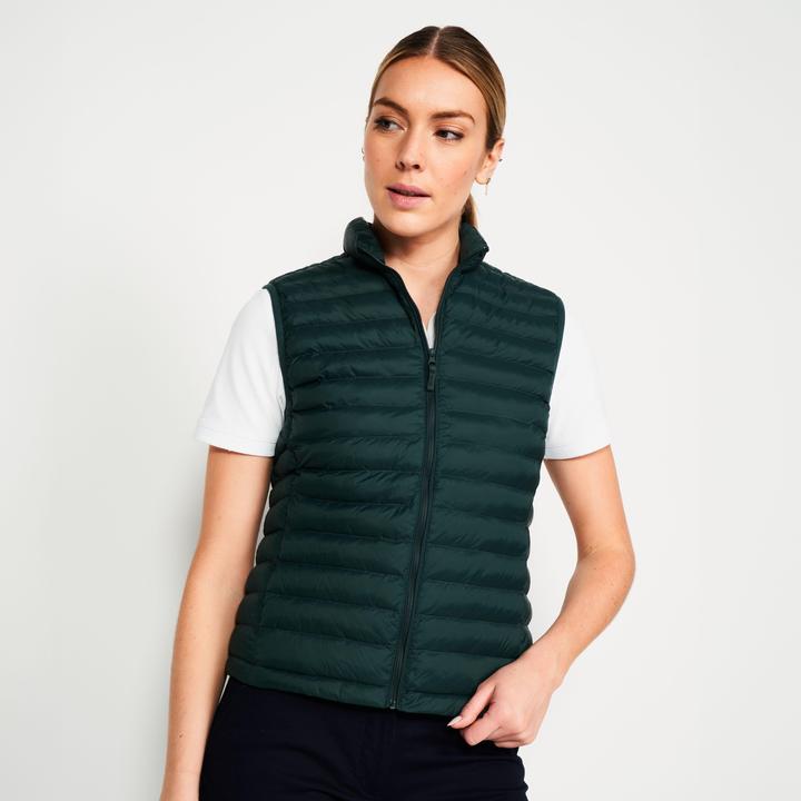 Actual product image Inesis Women's golf sleeveless down jacket - MW500 green (L)