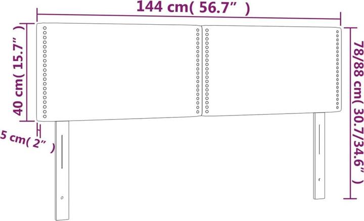 Actual product image VidaXL Braylon (180 x 5 x 88 cm)