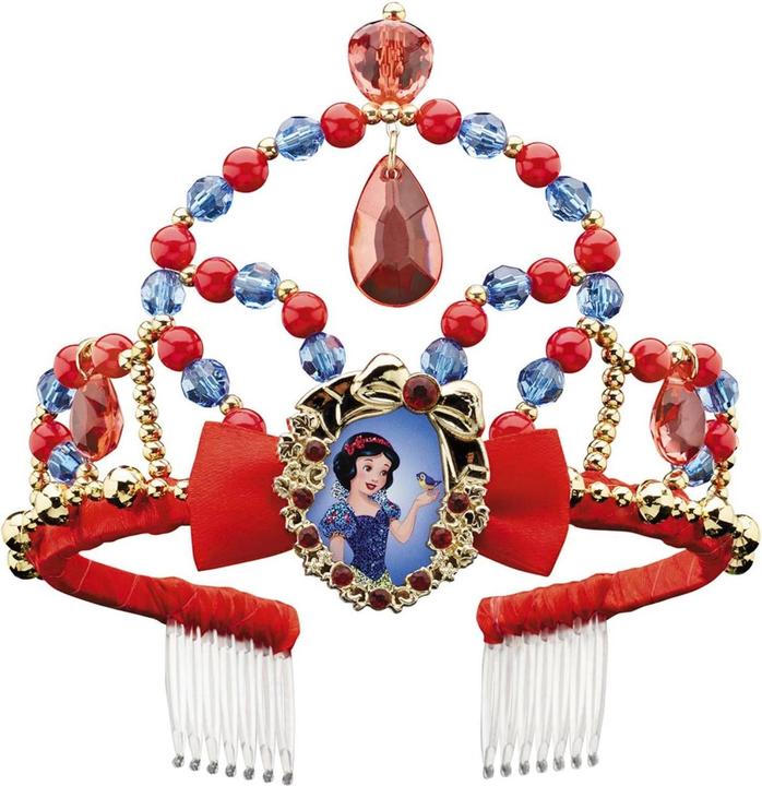 Actual product image Snow White Girls Beaded Tiara (100% synthetic material)