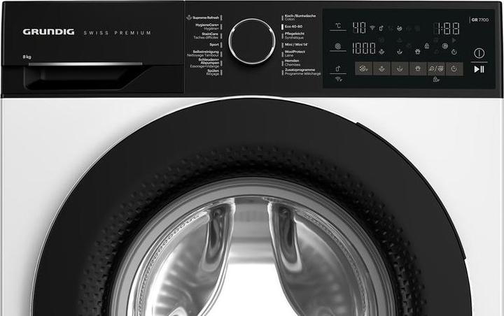 Actual product image Grundig Washing machine WM5100, 8kg, A-10%, white (8 kg)