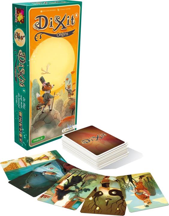 Produktbild Asmodée Dixit 4 Origins (Englisch, Italienisch, Deutsch)