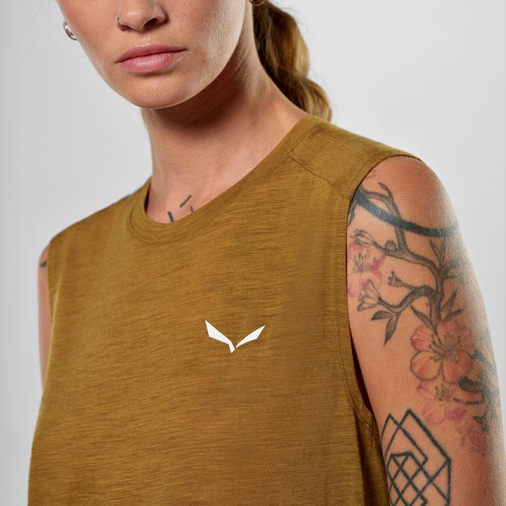 Actual product image Salewa Eagle Minilogo Merino Tank Top Da (48)