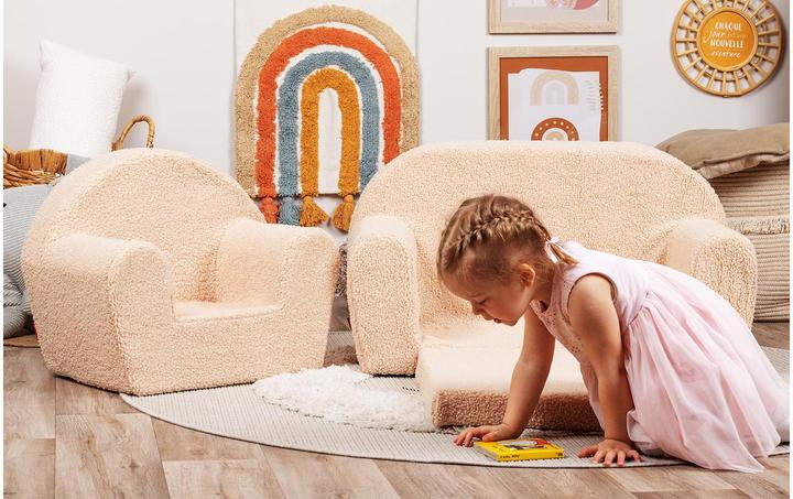Image du produit Knorrtoys Kindersessel - "Soft plush beige" (Fauteuil pour enfants)