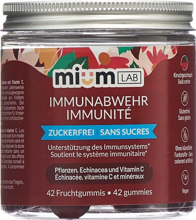 Produktbild Mium Lab Vitamingummis Immunabwehr (42 Stück, Gummies, 137 g)