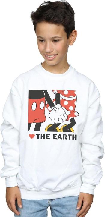 Immagine prodotto Disney Mickey Mouse Heart The Earth Felpa Ragazzi (152, 158)