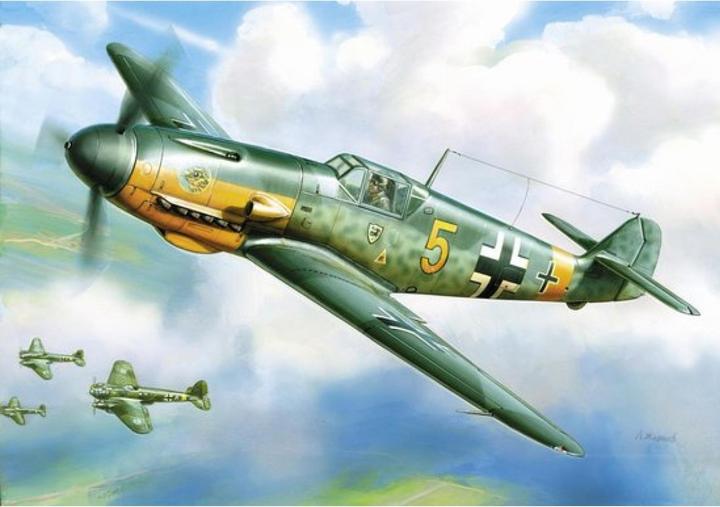 Actual product image Tamiya 1:144 WWII German ME 109 BF/F2