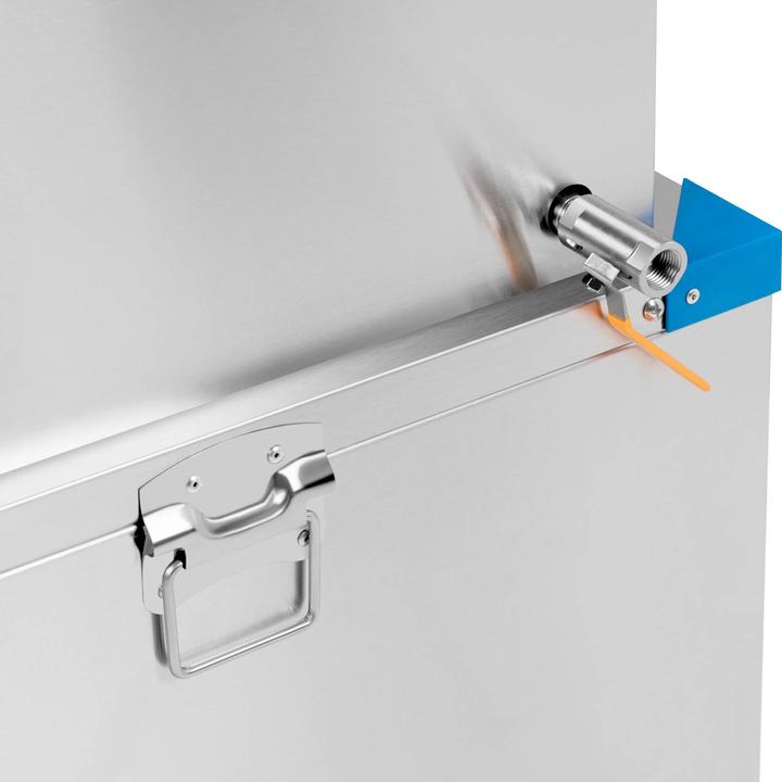 Immagine prodotto Wiesenfield Spiumatrice e bollitore per pollame 2 in 1 - Tamburo: 50 cm - 2-3 polli al minuto