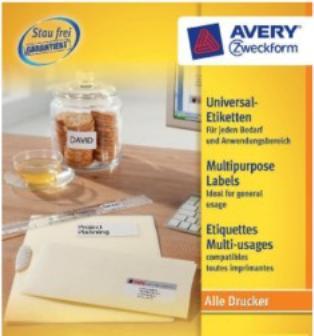 Produktbild Avery Etiketten