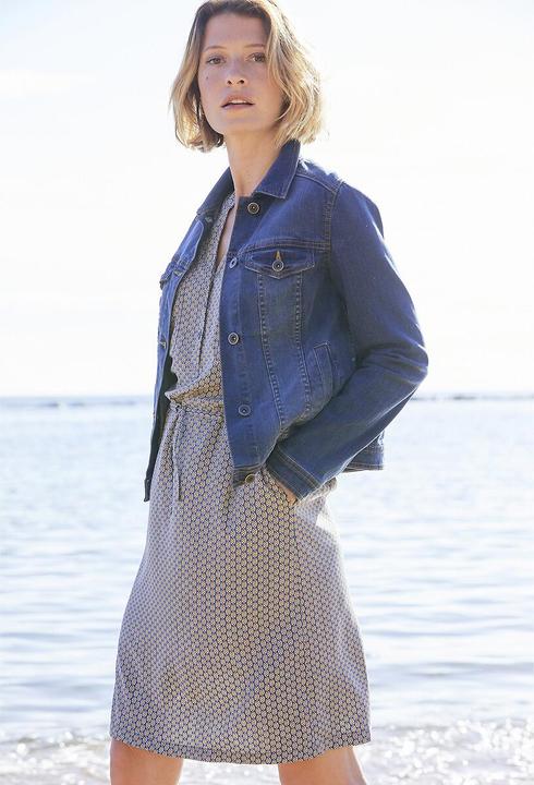 Actual product image Anne Weyburn Stretch denim denim jacket (52)