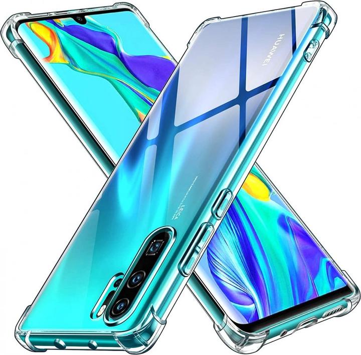 Actual product image Screenguard Huawei P30 Pro Cover Crystal Soft Airbag Bumper (Huawei P30 Pro)