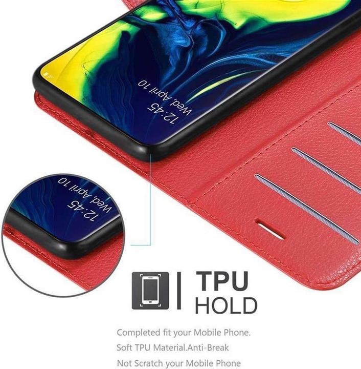 Actual product image Cadorabo Book with stand function cover (Samsung Galaxy A80)