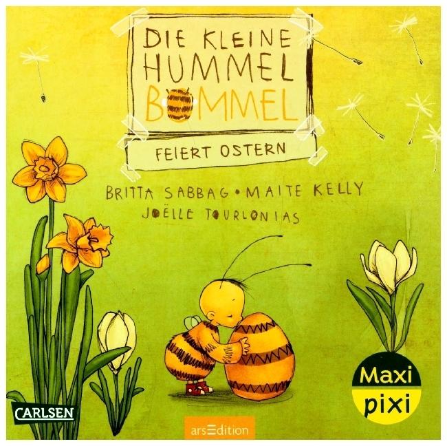 Actual product image Maxi Pixi 437: Die kleine Hummel Bommel feiert Ostern (437) (German, Britta Sabbag, M. Kelly, 2024)