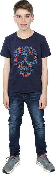 Actual product image La Maison du Coco Boys Skull Cotton T-Shirt (152, 158)