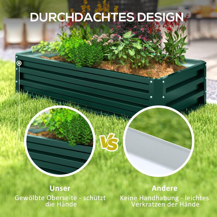 Actual product image Outsunny Bed with open base and curved top edges