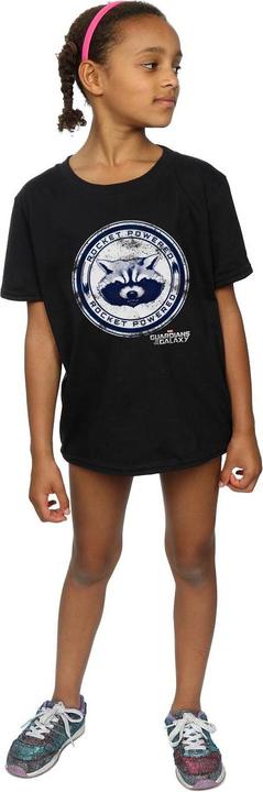 Image du produit Guardians of the Galaxy T-shirt en coton pour filles "Rocket Powered (116)
