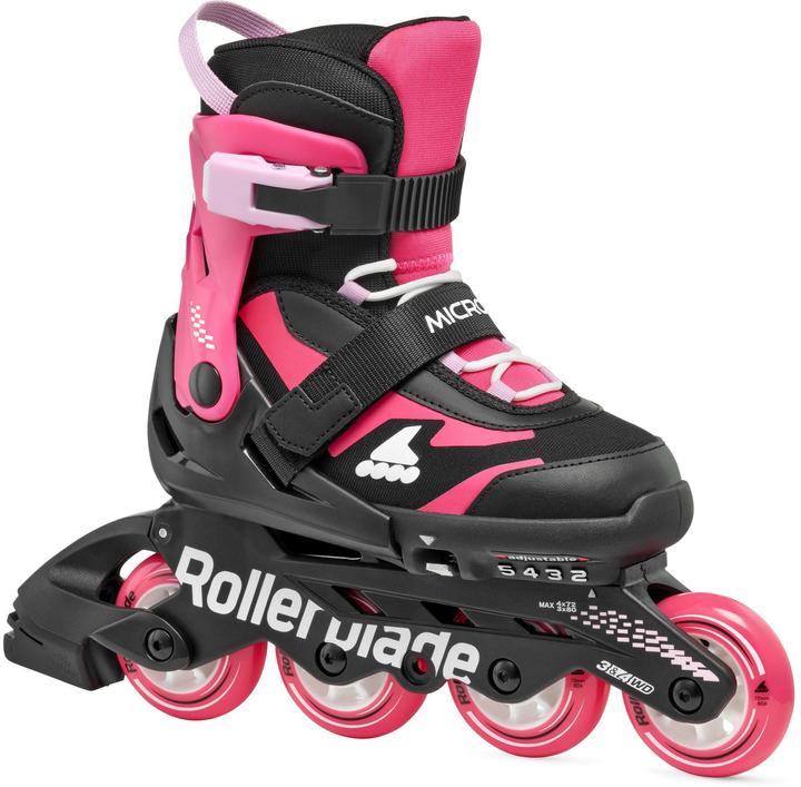Rollerblade Inline-Skates Microblade Schwarz/Pink, 36.5-40.5 (36.5, 37.5, 38.5, 39.5, 40.5)