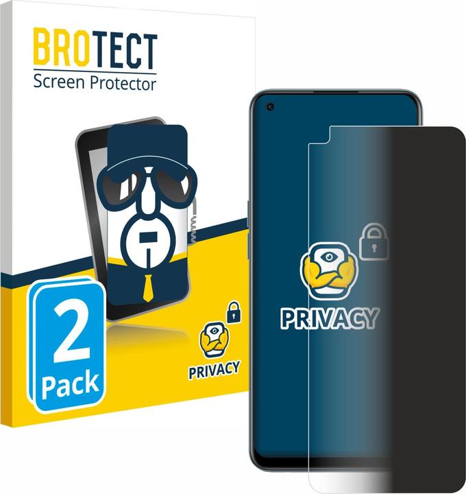 Image du produit BROTECT Film anti-regards Anti-Spy Privacy Film de protection contre la lumière bleue (2 pièce(s), OnePlus Nord CE 2 5G)
