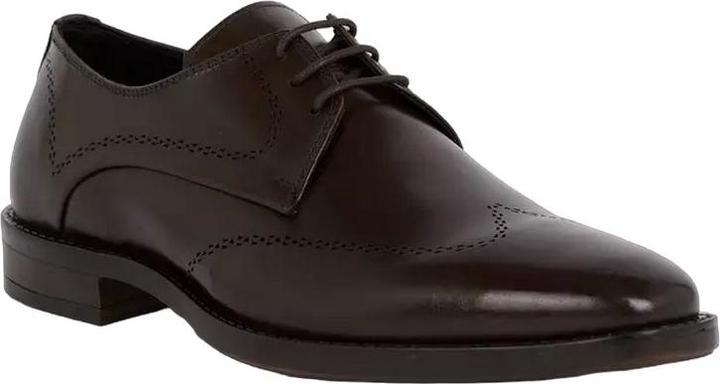 Image du produit Debenhams Mens Filton Leather Wing Tip Derby Shoes (40.5)