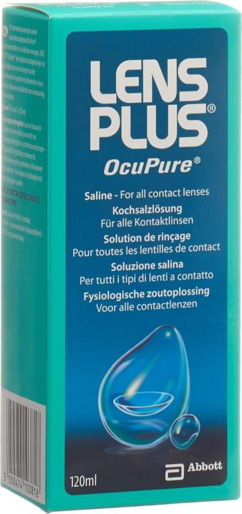 Image du produit Lens Plus OcuPure (Sérum physiologique, 120 ml)