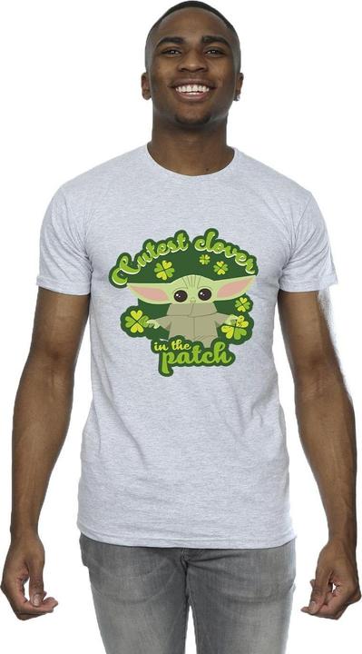 Immagine prodotto Star Wars The Mandalorian St Patrick's Day Cutest Clover Maglietta Uomo (4XL)