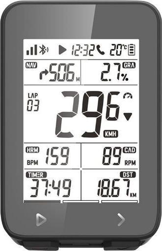 Produktbild iGPSport gps - geschwindigkeitsmesser, höhenmesser, strava-kompatibler temperarmesser - optional: trittfreque