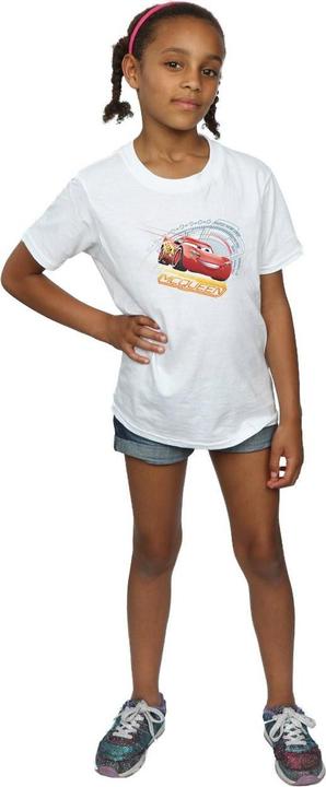 Actual product image Cars Girls Lightning McQueen Cotton T-Shirt (152, 158)