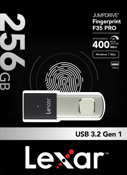 Produktbild Lexar Fingerprint F35 Pro (256 GB, USB-A)