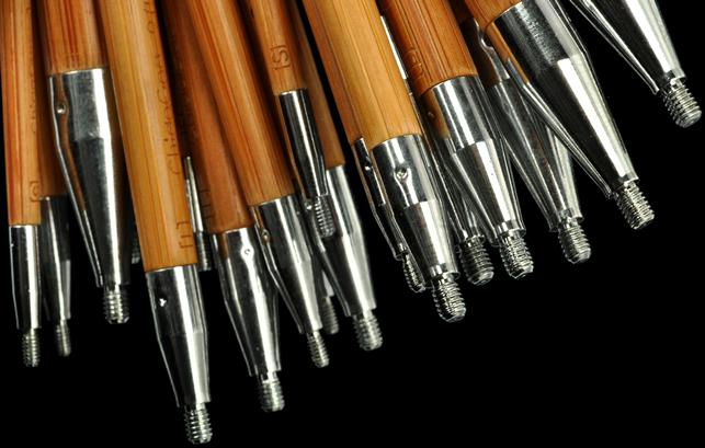 Produktbild ChiaoGoo Auswechselbare Nadelspitzen SPIN Bamboo Patina / 2 Stück