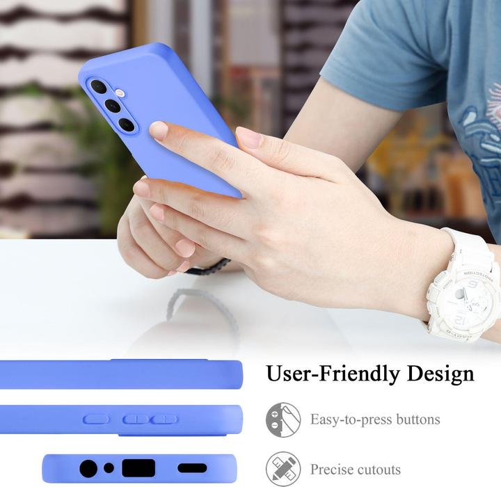 Produktbild Cadorabo Hülle für Samsung Galaxy A55 TPU im Liquid Schutz Silikon Design (Samsung Galaxy A55)