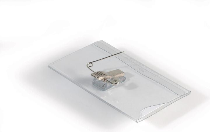 Durable Namensschilder mit Kombiklemme