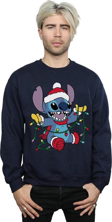 Produktbild Disney Lilo And Stitch Christmas Lights Sweatshirt (M)