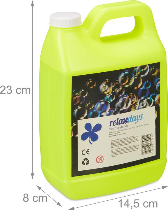 Actual product image Relaxdays Bubble refill canister