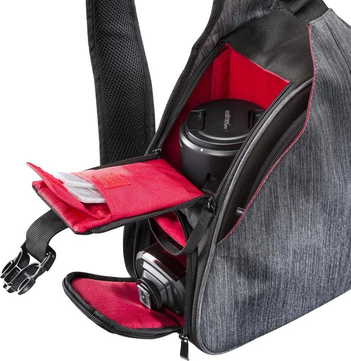 Image du produit mantona Etui pour appareil photo Triangel Gris (Sac à bandoulière pour appareil photo, 17.76 l)