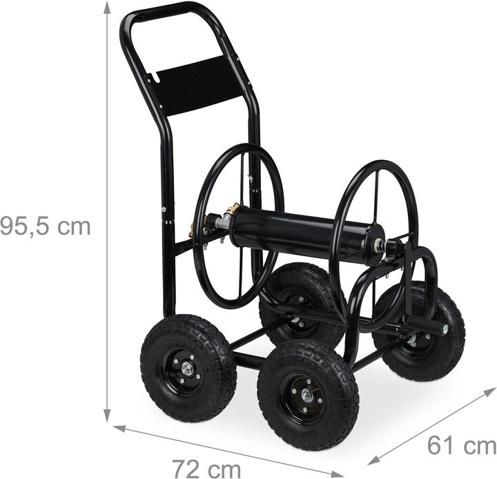 Actual product image Relaxdays Hose cart