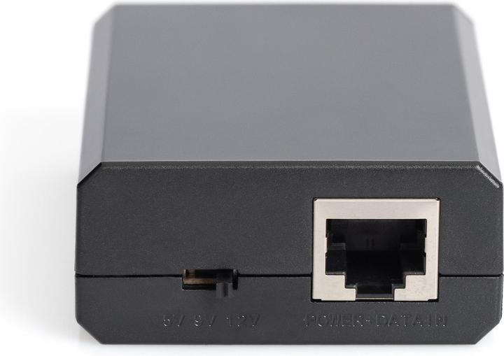 Image du produit Digitus Gigabit PoE af Splitter10/100/1000Mbps 12W Entrée 802,3af Sortie 5V/2A 9V/1,5A 12V/1A Plastique... (2 Ports)