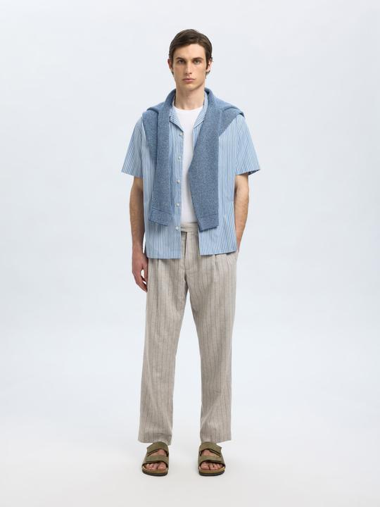 Produktbild Selected Homme Streifen Kurzarmhemd (L)