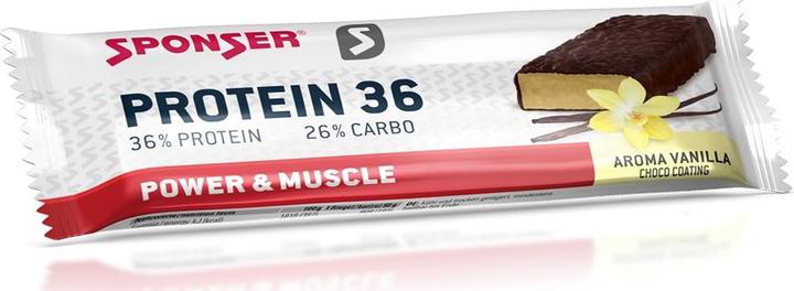 Produktbild Sponser Protein Bar 36 (Vanille, 25 Stk., 1250 g)