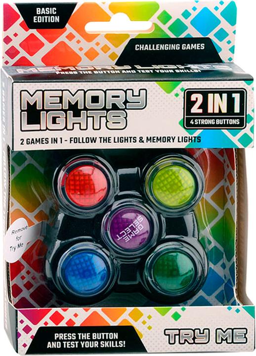 Actual product image Johntoy Memo Game Light & Sound (German, French, Italian, English)