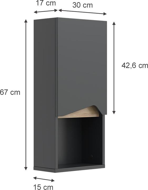 Actual product image Vicco Marelle (30 x 15 x 67 cm)