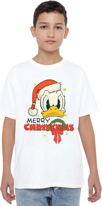 Actual product image Disney Childrens/Kids Merry Christmas Donald Duck T-Shirt (116)