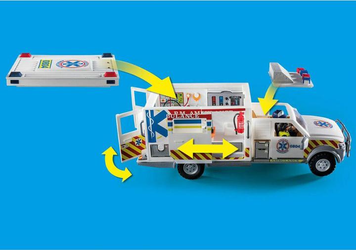 Productafbeelding Playmobil Reddingsvoertuig: US Ambulance (70936, Playmobil Stad Actie)