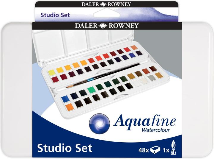 Daler-Rowney Watercolour Aquafine Studio Set (Multicoloured)