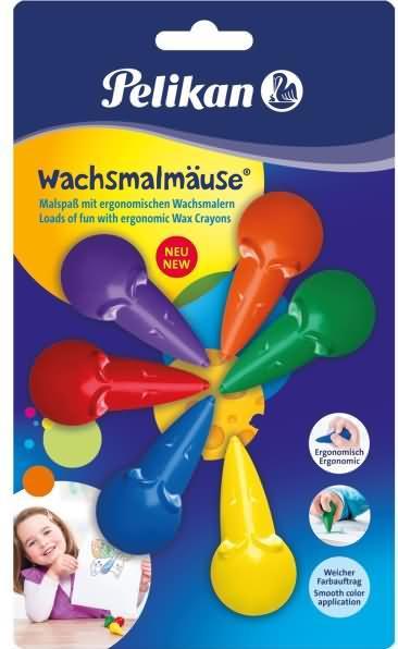Actual product image Pelikan Wax painting mice (Multicolor, 6 x)