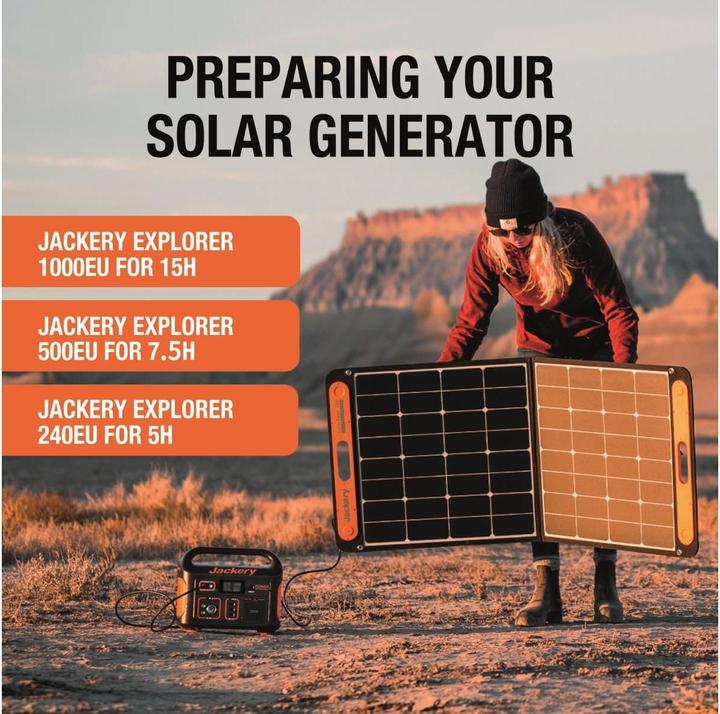 Immagine prodotto Jackery SolarSaga (100 W, 4.69 kg)